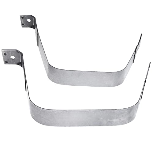 A-Premium Set of 2PCS Fuel Tank Straps Compatible with Ford F-350 Super Duty 2002-2005, 2007 5.4L 6.0L 6.8L - Image 1