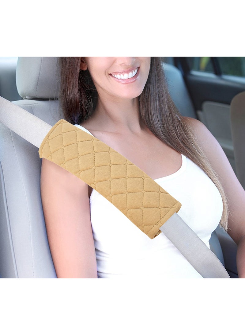 2Pairs (4PCS) Car Seat Belt Shoulder Pad Cover Comfort Harness Pads Travel Seat Belt Cushion Seatbelt Strap - Image 5