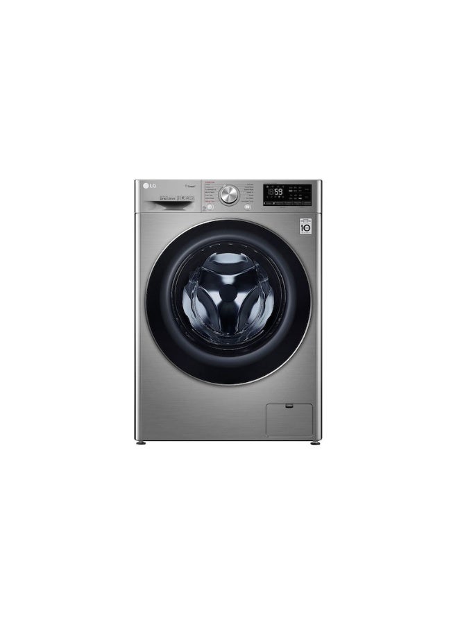 LG Front Load washing Machine 10.5 Kg WFV1114XMT Silver WFV1114XMT Silver - Image 1