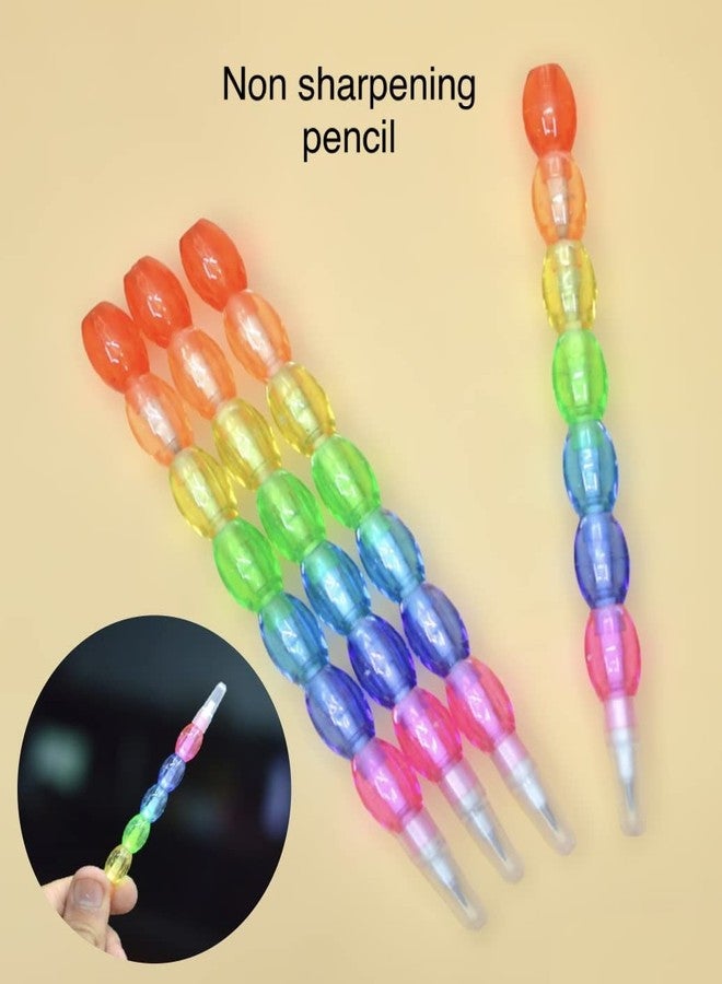 Le Delite Santa Claus Christmas Tree reindeer snowman candy shaped pen Xmas Theme 1 pieces Gel Pens, 1 pencil & 1 eraser set for Fine and Smooth Writing in Multicolor return gifts combo - Image 5