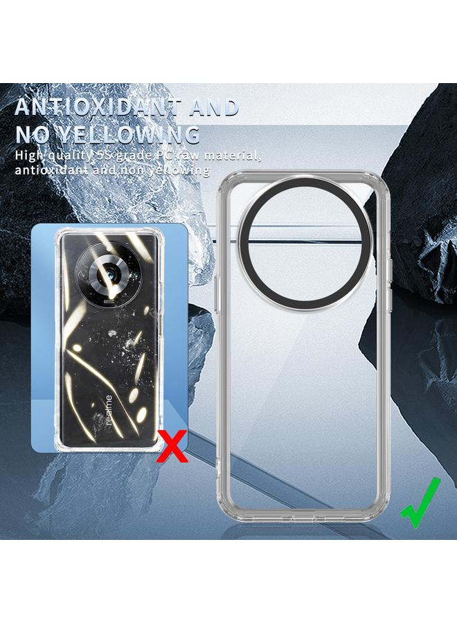 اس-توب جراب لهاتف Realme 11 Pro/11 Pro+ مصنوع من مادة الأكريليك الشفافة + TPU المقاوم للصدمات - Image 3