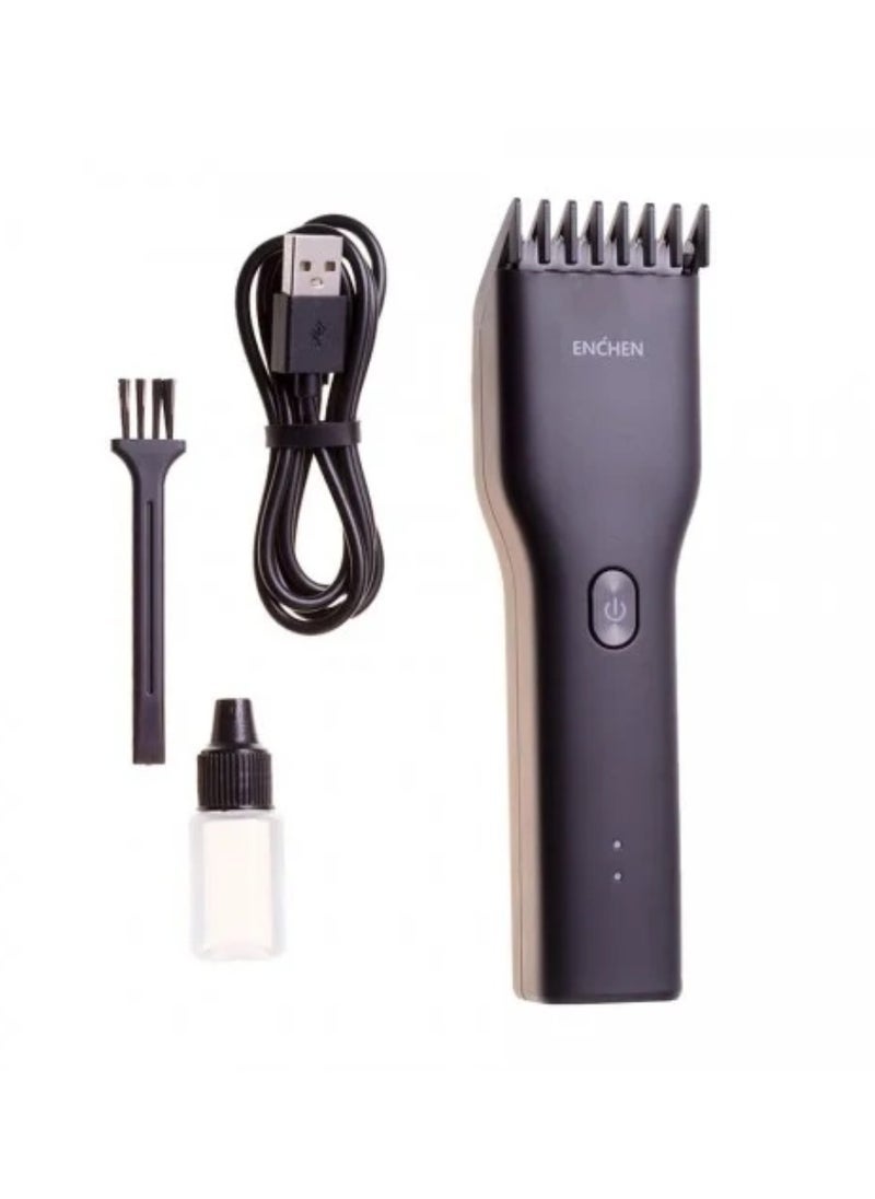 ENCHEN Professional Cordless Electric Hair Clippers for Men – USB Rechargeable Head Shaver with One-Button Length Lock, Adjustable Cutting Lengths (0.7–21mm), Multipurpose Grooming Tool (Black)  - Image 4