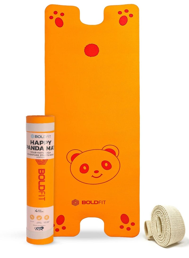 BOLDFIT EVA Yoga Mats For Kids - 4mm Orange  - Image 1