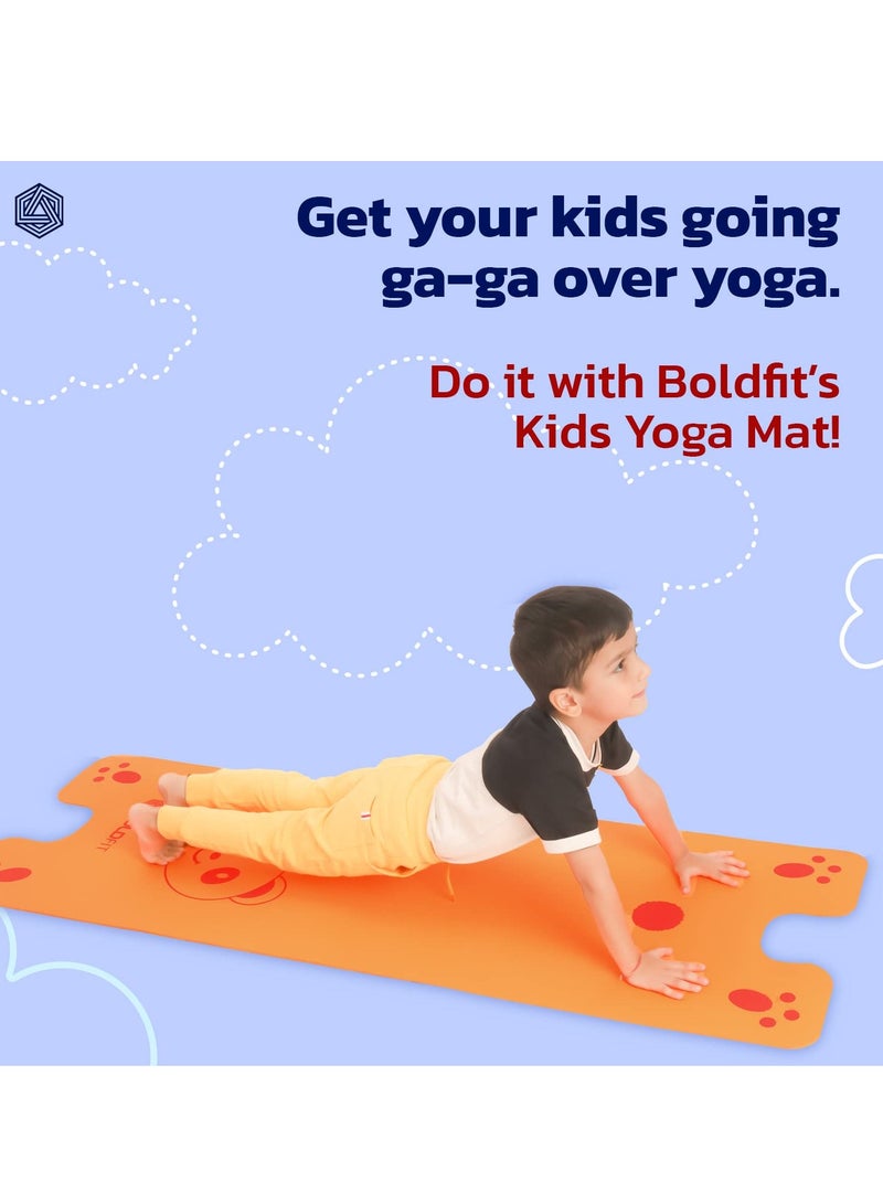 BOLDFIT EVA Yoga Mats For Kids - 4mm Orange  - Image 3