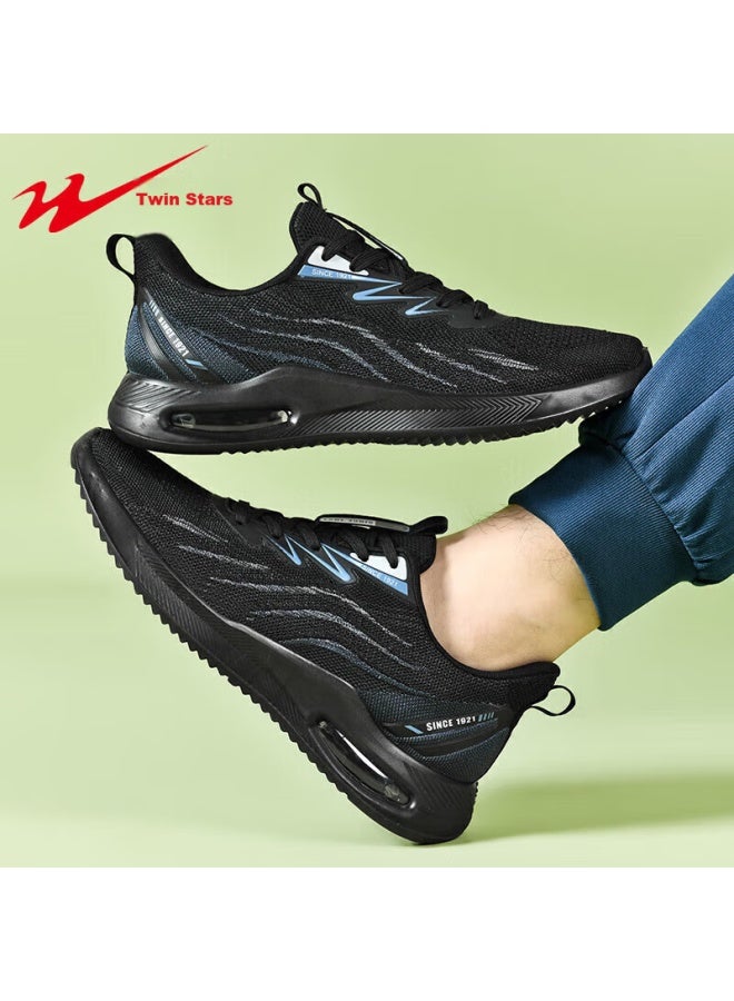Double Star Eight Shuangxing Bate Running Shoes For Men, Air Cushion, Breathable, Lightweight, Sports Shoes, Mesh, Versatile, Casual Shoes, Shock-absorbing, Travel Shoes - Image 1
