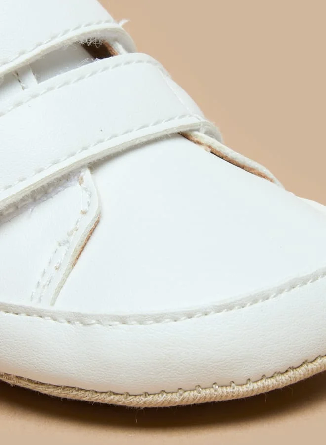 Barefeet Panelled Booties with Hook and Loop Closure