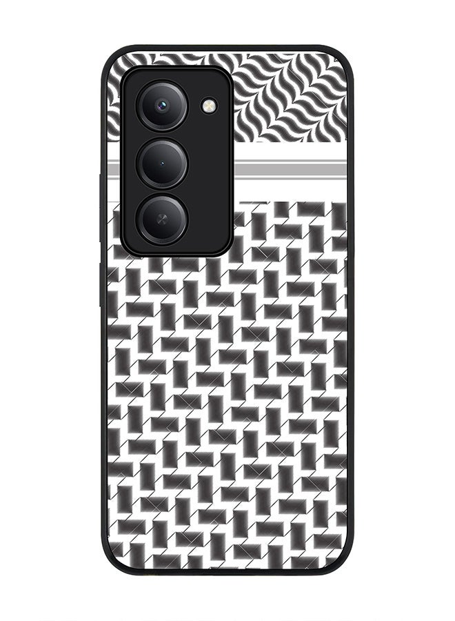Stylizedd For Xiaomi Redmi 15 5G Case,Slim fit Camera Protection, Shockproof Thin Phone cover  - Shemag (Black) - Image 1