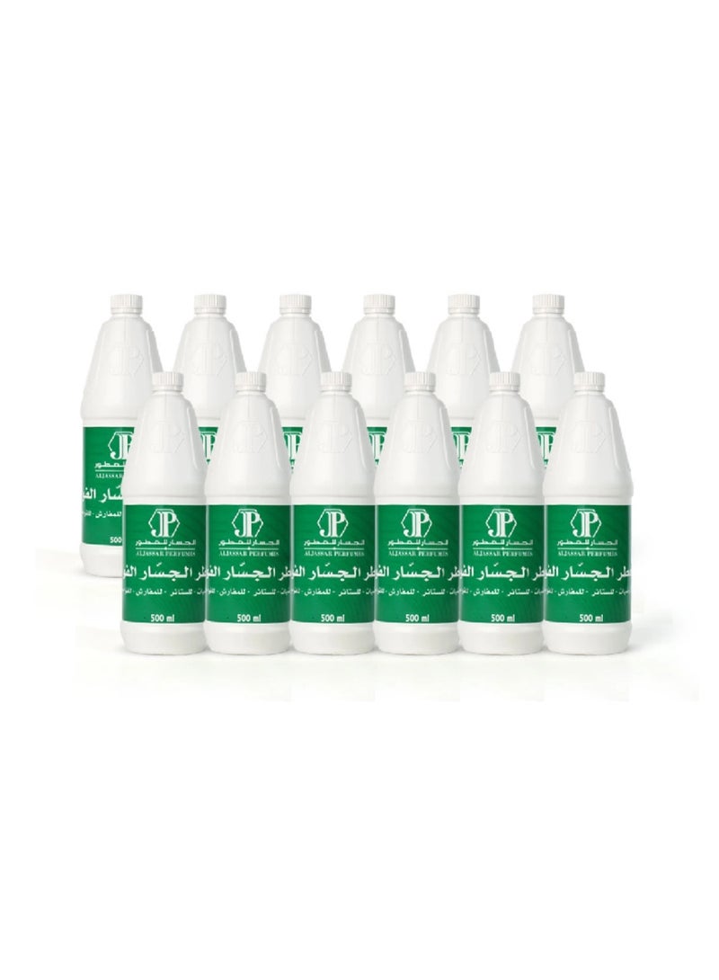 JP AL JASAR Al Jassar Green  Freshener 1000ml [ pack of 12] - Image 1