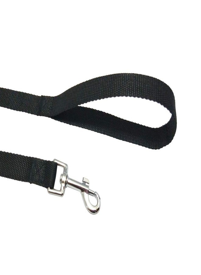 MANDAO Nylon Training Dog Leash for Small Medium Large Dogs, 15ft 20ft 30ft 50ft Long Leash Dog/Puppy Lead for Obedience Recall Training, Camping (30ft, Black) - Image 4