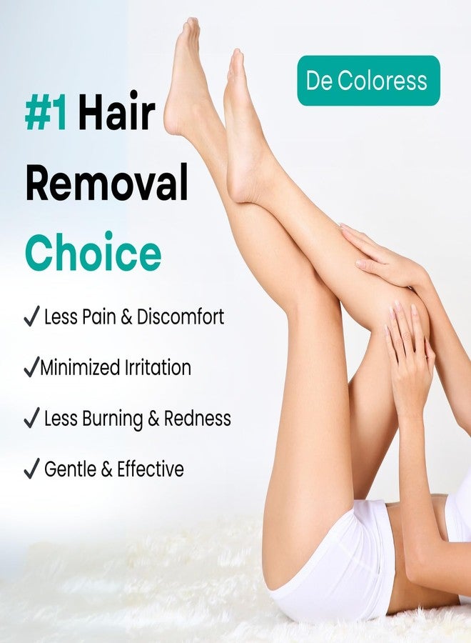 بودرة شمع الصبار عديمة اللون - 100 غرام | إزالة شعر لطيفة للذراعين والساقين والإبطين والجسم | تركيبة مناسبة للجنسين للبشرة الحساسة | سهلة الاستخدام - Image 5