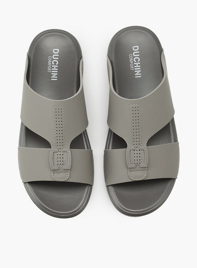 دوتشيني صنادل رجالية عربية سهلة الارتداء بنقوش - Image 2