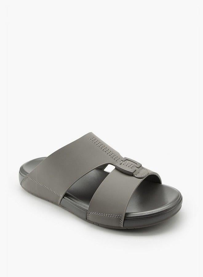 DUCHINI Men's Textured Arabic Slip-On Sandals - Image 1