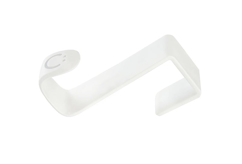 Ubbi Multi-Use Potty and Utility Hook, No Hardware Or Installation Needed, Durable and Sturdy to Hang Over Toilet Tank Or Door, Polypropylene, White - Image 3