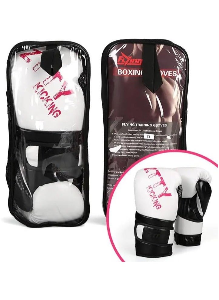 QSHOP Boxing Gloves Professional Training PU Leather Boxing Gloves for Muay Thai MMA Kickboxing Heavy Bag Gloves Adult Breathable Workout Gloves Unisex  - Image 5