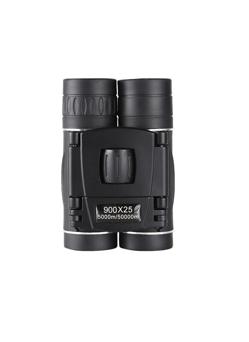 Generic HD Zoom Portable 900x25 Powerful Binoculars Long Range Bak4 Telescope Jumelles Folding Low Light Binoculars For Hunting Camping  - Image 1