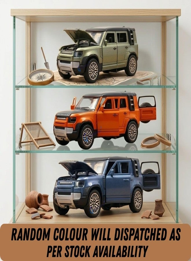 GRAPHENE 1:36 Scale Die Cast SUV Pull Back Toy Car for Kids Boys Girls 2+yrs Metal Miniature Model Openable Doors Light Engine Sound Friction Toy Vehicle Realistic Design Premium Collectible Toy Cars - Image 3