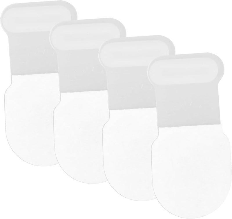 Mikinona 4Pcs Charging Port Protector Plugs Transparent Self Adhesive Cover for Type C Devices Durable Dust and Water Stain Prevention for Mobile Phones and Accessories - Image 1