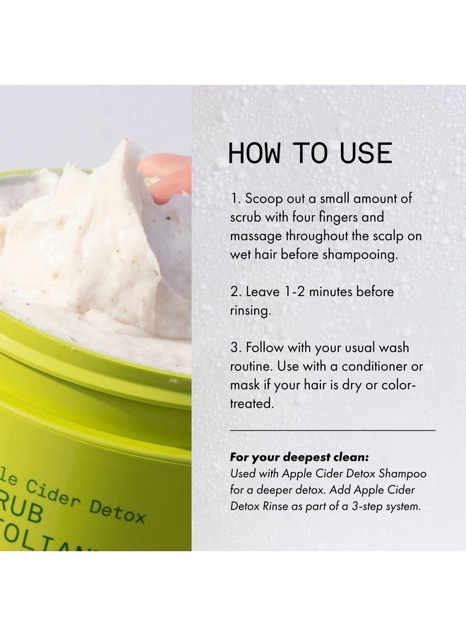 Fekkai Apple Cider Detox Scrub 7.5 Oz Preshampoo Treatment Salon Grade Ewg Compliant Vegan & Cruelty Free Promotes Hair & Scalp Health - Image 5