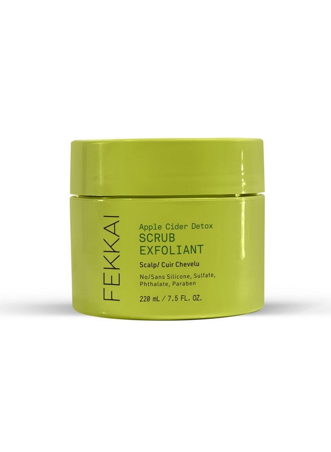 Fekkai Apple Cider Detox Scrub 7.5 Oz Preshampoo Treatment Salon Grade Ewg Compliant Vegan & Cruelty Free Promotes Hair & Scalp Health - Image 2