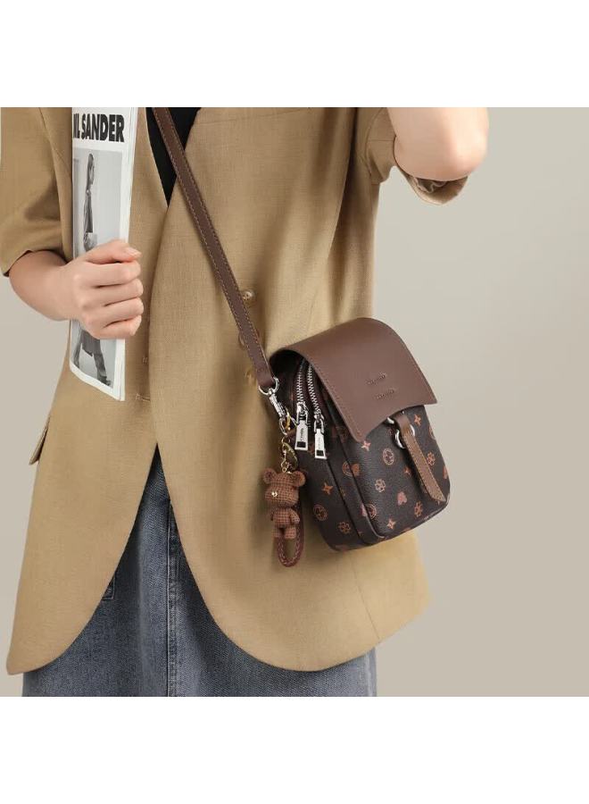 Yuyula Handbag, Women's Stylish Phone Bag, Luxury Brand Shoulder Crossbody Bag, Birthday Gift With High-end Feel For Girlfriend Or Wife - Image 1