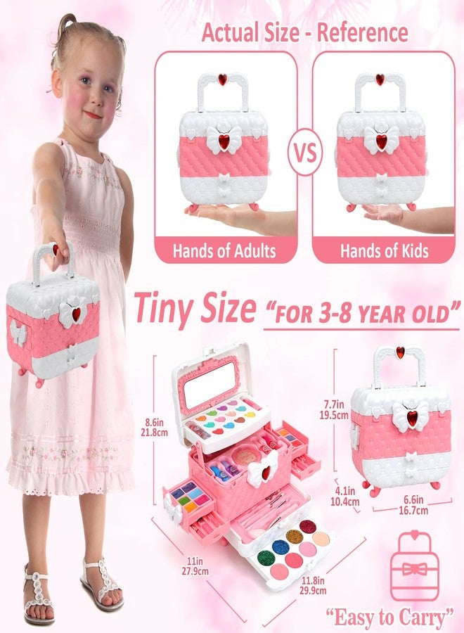 Teensymic Kids Washable Makeup Kit Girl Toys for Gifts, Teensymic Toys for Girls Princess Birthday Gift Play Make Up Toys for Girls Toys Age 4 -12 - Image 3