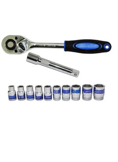 Vanadium Chrome Socket Set 1/2'' DR (Deep Socket 12 piece)  - Image 1