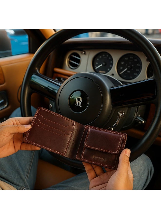 Regno Classic Handmade Leather Wallet - Image 4