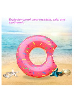 Cool Baby Style COOLBABY Inflatable Donut Swimming Ring Large Giant Raft Rubber with Quick Valve  - Image 2