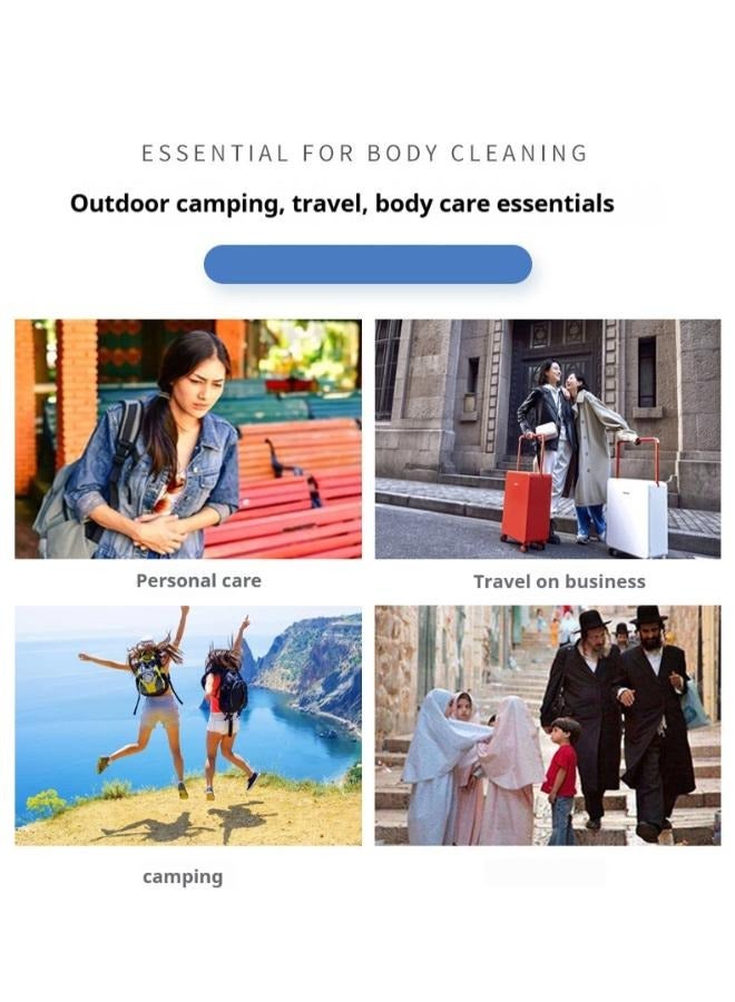 Portable Electric Bidet for Travel – Handheld Muslim Bidet Sprayer with 1.2m Hose and 2.3L Container for Toilet – Camping, Hiking, Home, Baby Care,Outdoor Use – Compact  Portable Shattaf - Image 4