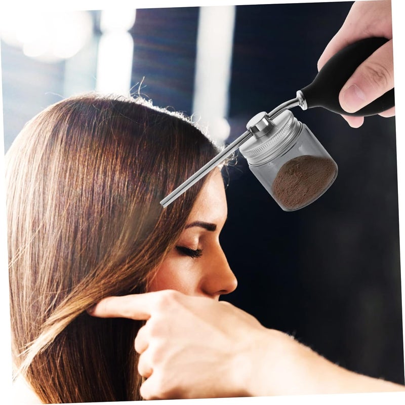FOMIYES 2pcs Barber Powder Bottle Set 180ml Dry Powder Spray Hair Fiber Applicator Bottle Stylist Toner for Hair - Image 3