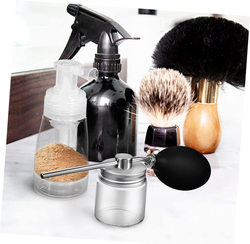 FOMIYES 2pcs Barber Powder Bottle Set 180ml Dry Powder Spray Hair Fiber Applicator Bottle Stylist Toner for Hair - Image 5