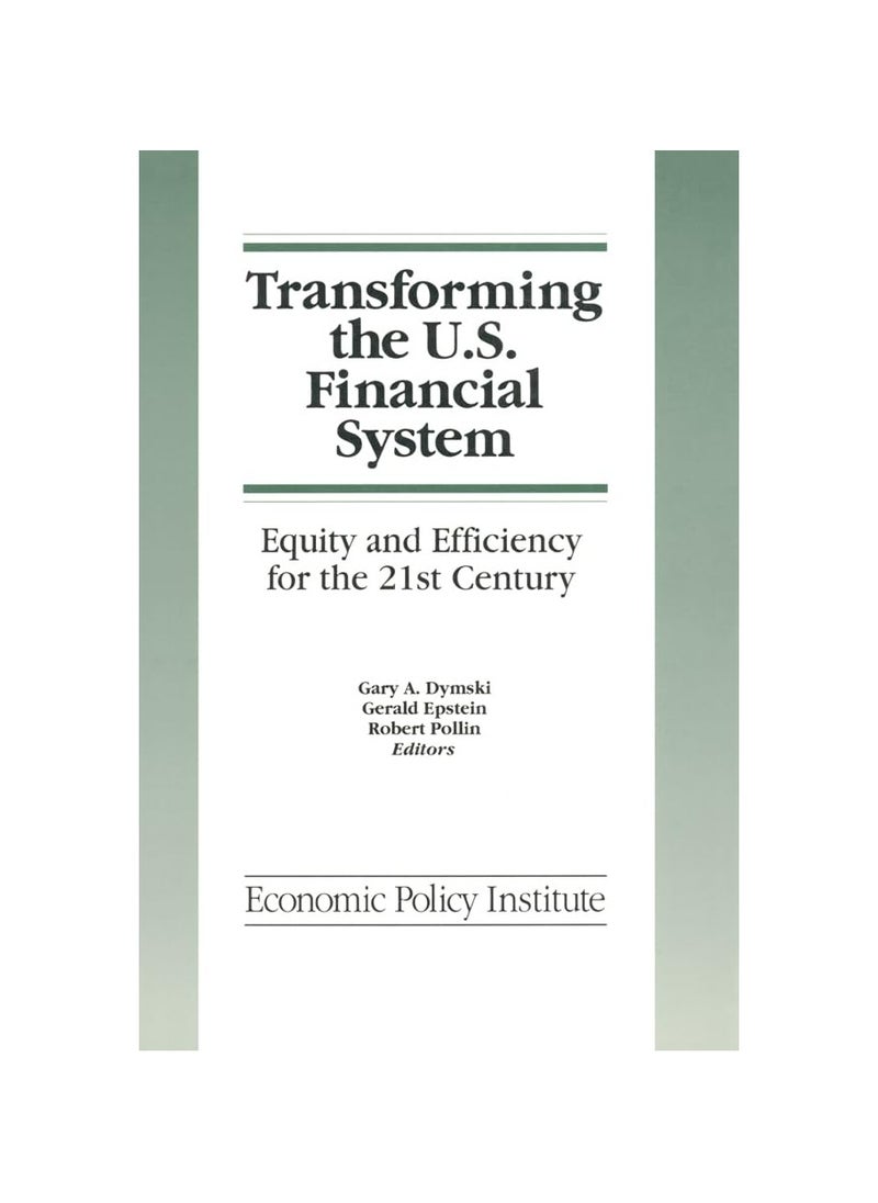 Transforming the US Financial System 