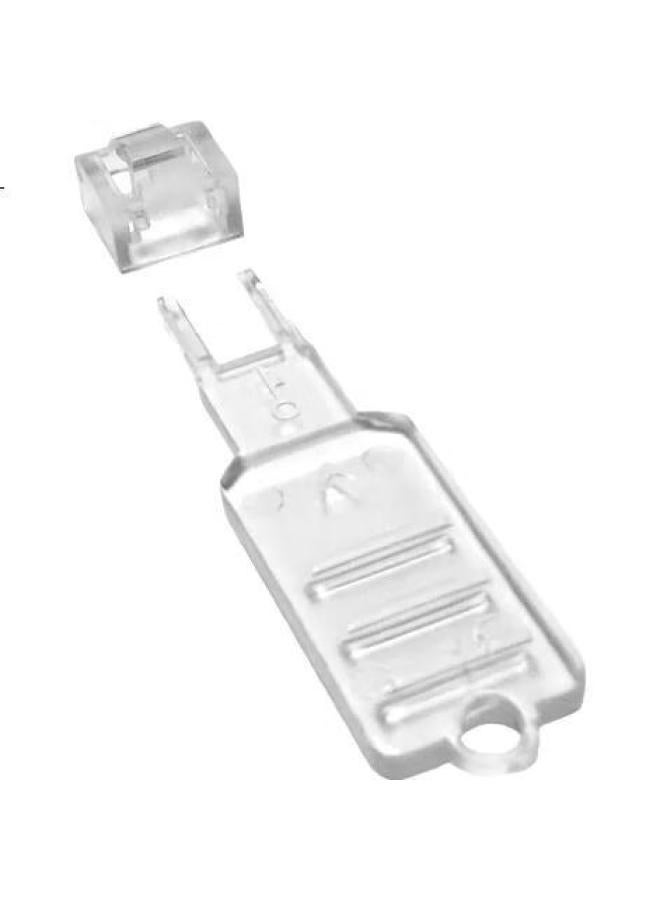 Suoli Rj45 Port Lock With 10 Transparent Dust Covers - Image 2