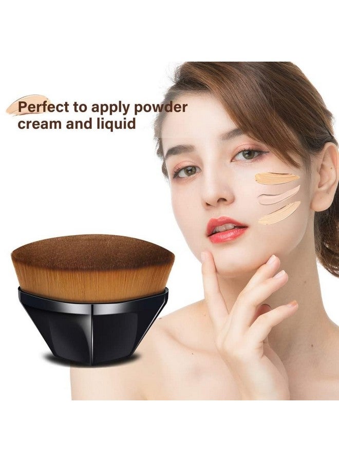 adbeni Professional Grade Foundation Makeup Brush Applicator | Flawless Blending & Seamless Coverage | Ideal For Liquid, Cream & Powder Foundations | Achieve Airbrushed Finish With Every Application - Image 5