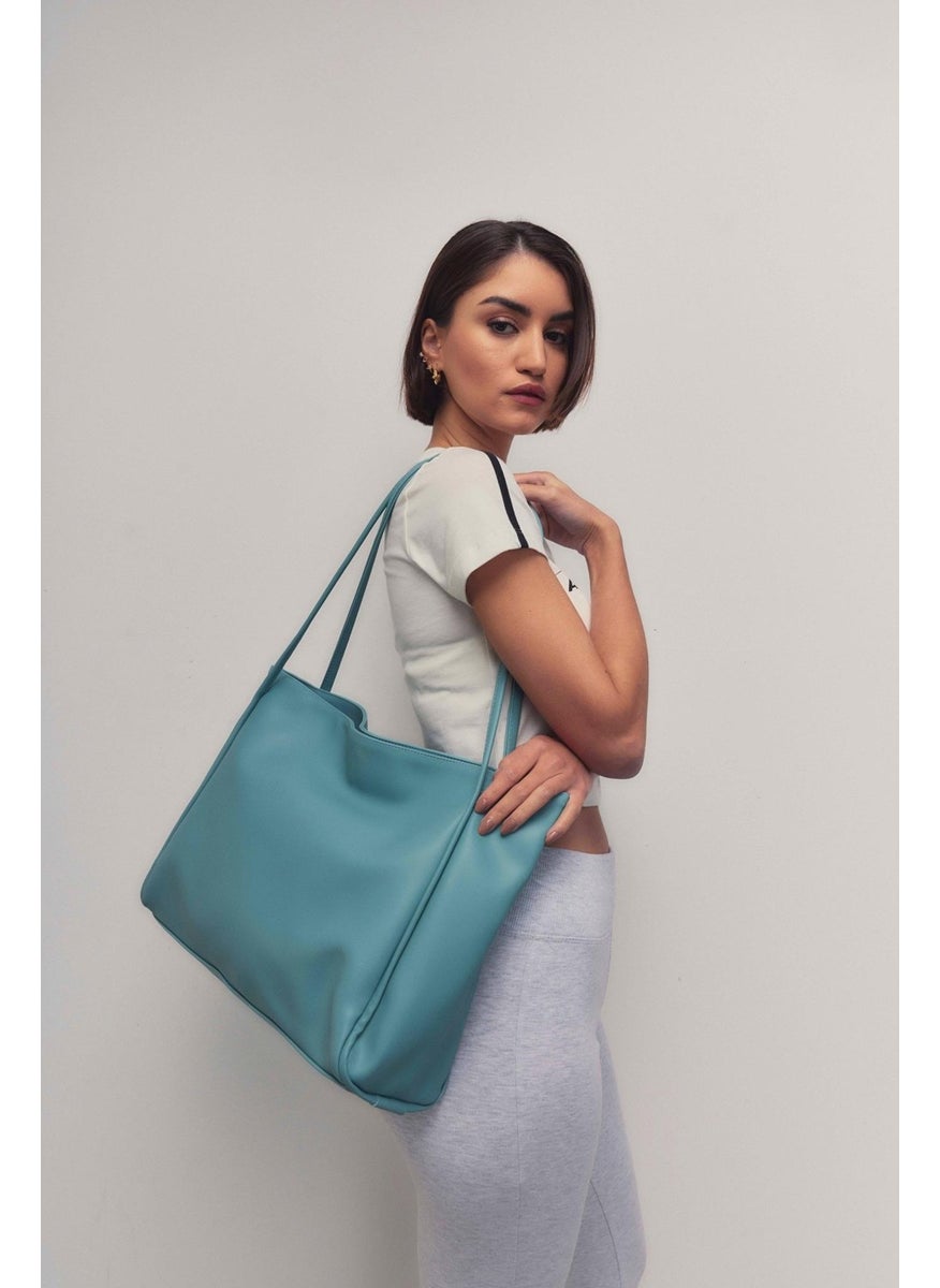 Bigger Women's Shoulder Bag Oslo Turquoise Blue - pzsku/ZACBF785B1790EAB92FDCZ/45/_/1727881898/1ea370ac-efa9-4a13-afb7-661b8932de19