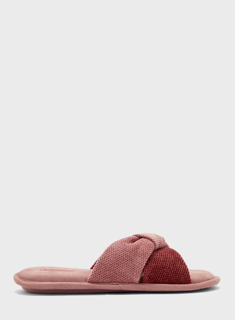 women'secret Bedroom Fur  Slip Ons