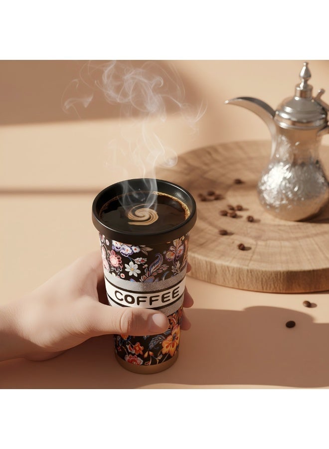 Warwick Travel Coffee Insulated Mug with Sealing Cap, 17oz / 500ml 316 Stainless Steel Double Wall Vacuum Bottle, Leak-Resistant Lid, Tea Strainer, Fits Car Cup Holder, Gifts for Women, Friends, Birthday, New Year - Image 2