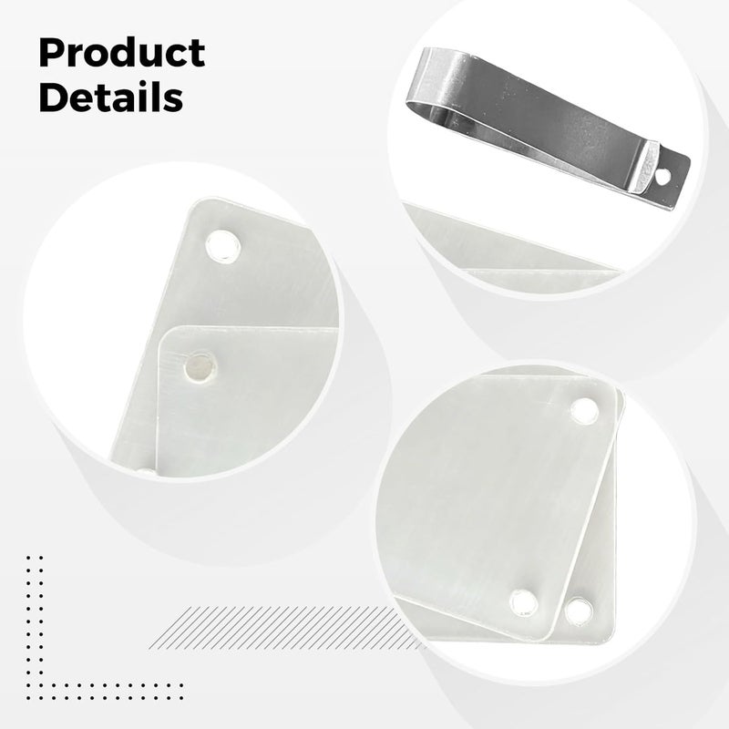 Generic 8 Acrylic Car Photo Holders, 3.5X2.4 in Pictures, Visor Clip - Image 5
