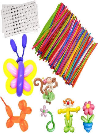 Hiquaty 100Pcs Magic Balloons, Colorful Long Latex Balloons Twisting DIY Animal Balloon Premium Quality Balloons for Beginners Children's Party Carnivals Party Decoartions - pzsku/ZACBFC37C8D80D6BE4D15Z/45/_/1718201554/d459596a-bba2-4d9d-8e5c-0d19bf9ef462