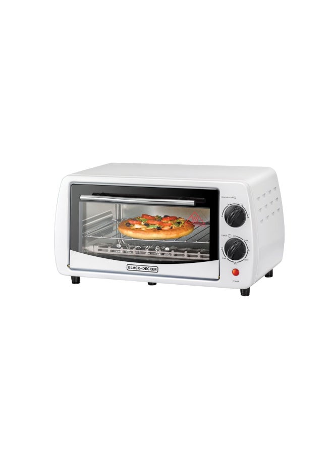 BLACK+DECKER Toaster Oven 9 L 800 W TRO9DG-B5 White - Image 1