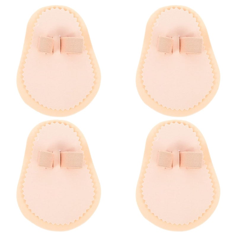 Forefoot Relief 4pcs Splitter Pad Foot Orthotic Device Hammertoes Aid Elastic Glass Fiber Composite for Foot - Image 1
