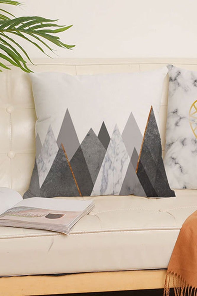 Modern Style Throw Pillow Covers 18*18 Inches Home Living Room Bedroom Decorative Geometric Couch Pillow Case Soft Square Cushion Pillowcase - Image 1