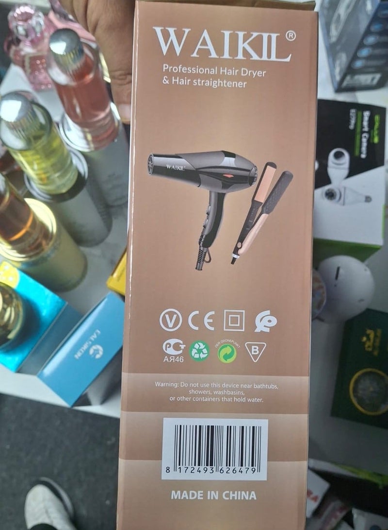 Waikil Hair Dryer Salon Hair Care Professional hair styling Karatin Protect - Image 2