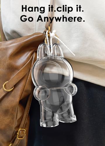 Howgoody Protective Case Cover for Standing - Crystal-Clear Hard Display Box with Keychain & Dustproof Cover, Dustproof Scratch-Resistant Portable Hanging Case for Standing(Figure Not Included) - Image 5