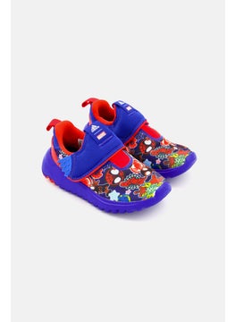 Adidas Unisex Kids Marvel Suru365 Spider Man Slip-On Shoes, Blue  - Image 1