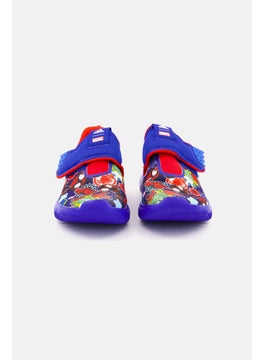 Adidas Unisex Kids Marvel Suru365 Spider Man Slip-On Shoes, Blue  - Image 3
