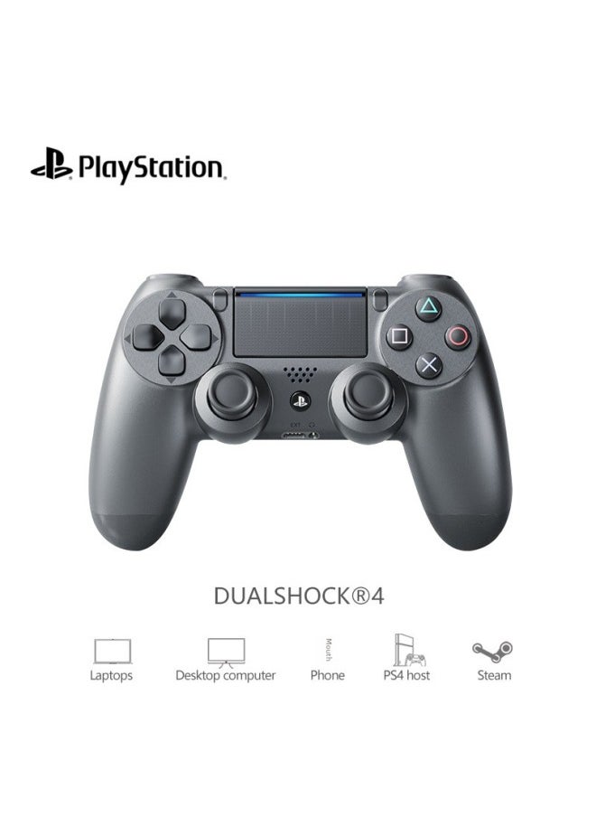 Generic Direct Supply PS4 Wireless Handle PS4 Bluetooth Controller Vibration With Light PS4 Bluetooth Handle-Product Color:Steel Gray (us Version Packaging)  - Image 1