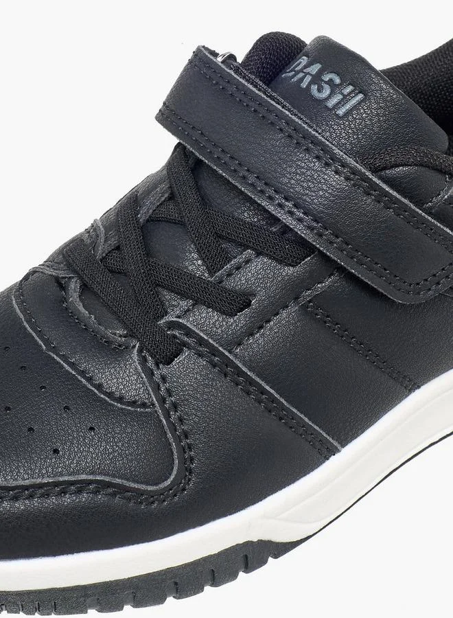 Dash BLACK Boys Hook & Loop School Sneakers for Men | Best Price UAE