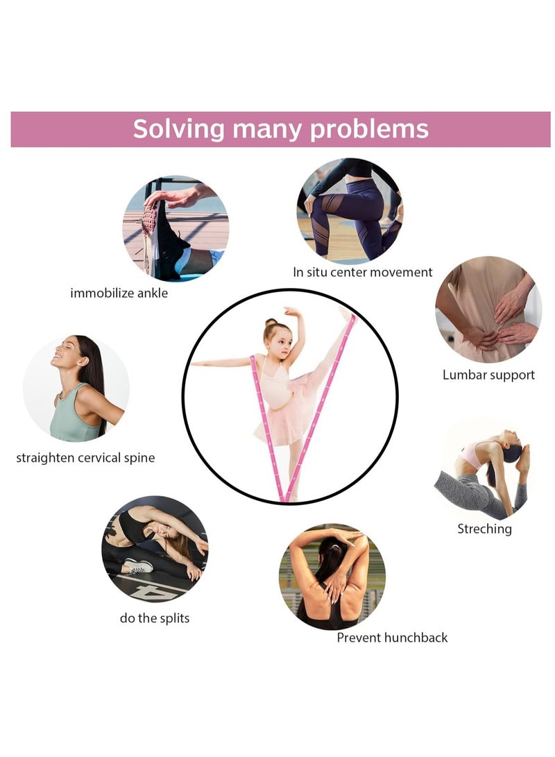 Generic Stretch Strap,Kids Stretch Band,Resistance Bands for Gymnastics Training,Yoga,latin Exercise Trainer  - Image 2