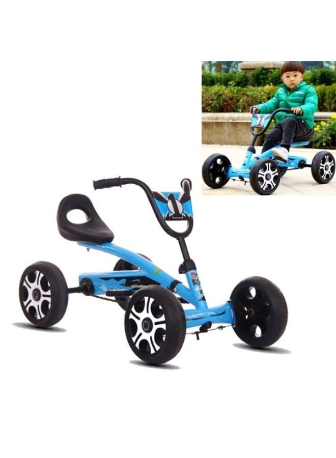 Four-wheeled Kart Baby Stroller Toy Racing Steering Wheel Design Seat - Image 1